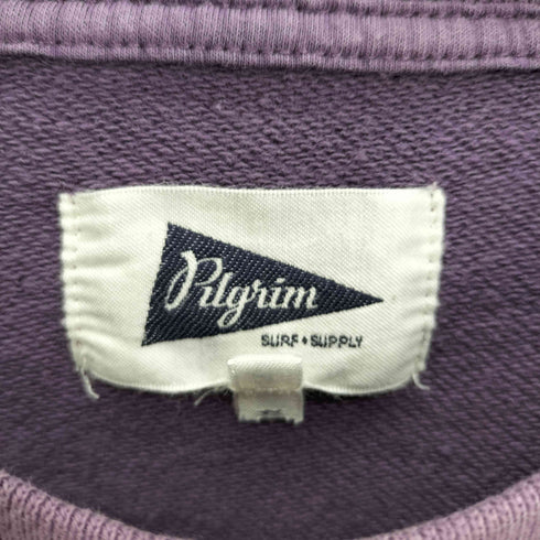 ピルグリム PILGRIM 22AW Jaar Reinforced Crew コットン キャンバス 切替 クルーネック スウェット メンズ JPN:S