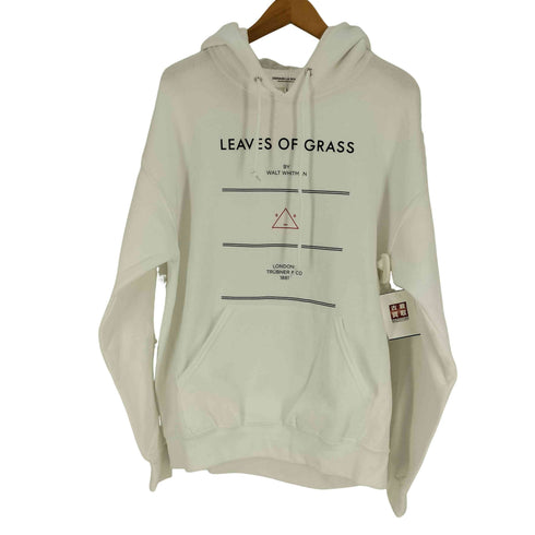 DEMAIN LA SOURCE LEAVES OF GRASS プリント プルオーバー パーカー メンズ JPN:L