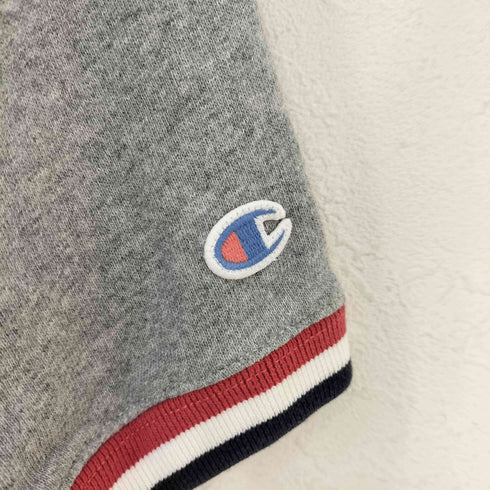 チャンピオン Champion ランタグ復刻 三段カレッジプリント S/S 霜降りスウェット オールドイングリッシュ メンズ import:L