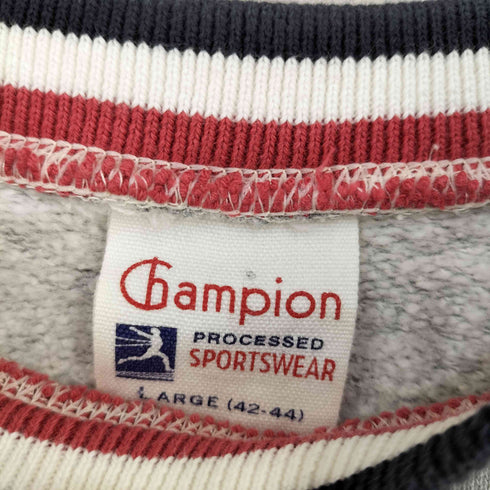 チャンピオン Champion ランタグ復刻 三段カレッジプリント S/S 霜降りスウェット オールドイングリッシュ メンズ import:L