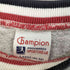 チャンピオン Champion ランタグ復刻 三段カレッジプリント S/S 霜降りスウェット オールドイングリッシュ メンズ import:L