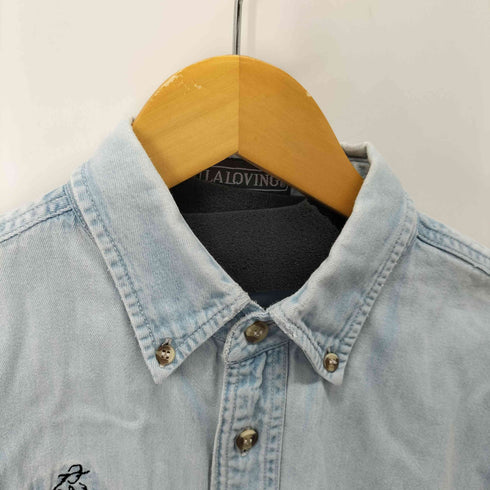 LALOVING 刺繍 BD L/S シャツ メンズ import:L