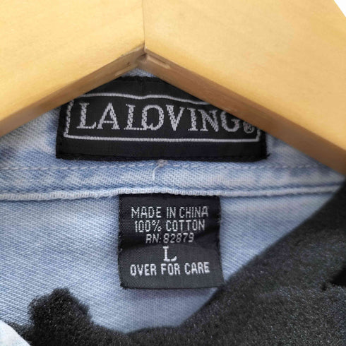 LALOVING 刺繍 BD L/S シャツ メンズ import:L
