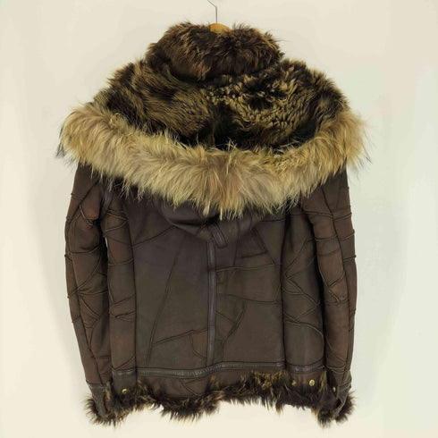 phenomenon beyond description SHEEP SKIN JACKET ムートン パッチワーク ファージャケット 羊革 メンズ JPN:46