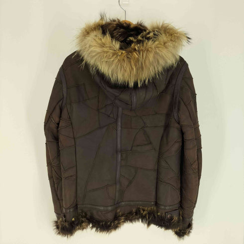 phenomenon beyond description SHEEP SKIN JACKET ムートン パッチワーク ファージャケット 羊革 メンズ JPN:46