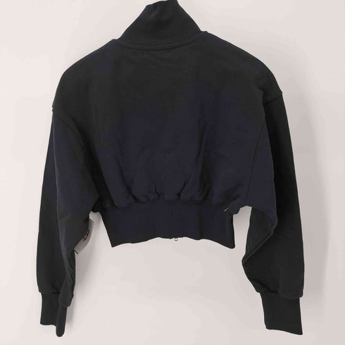 Perfume Closet Embossed Logo Cropped Zip Up エンボスロゴダブルジップクロップドスウェット メンズ FREE