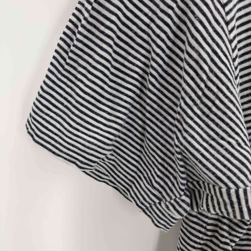 サカイ Sacai 異素材切替 ボーダー クルーネック メンズ JPN:2