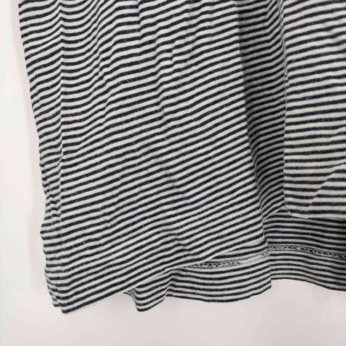 サカイ Sacai 異素材切替 ボーダー クルーネック メンズ JPN:2