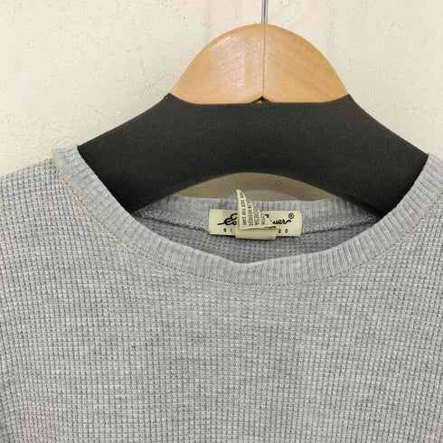 エディーバウアー Eddie Bauer 90s 白タグ 片ポケ サーマルカットソー レディース import:S