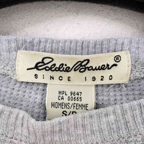エディーバウアー Eddie Bauer 90s 白タグ 片ポケ サーマルカットソー レディース import:S