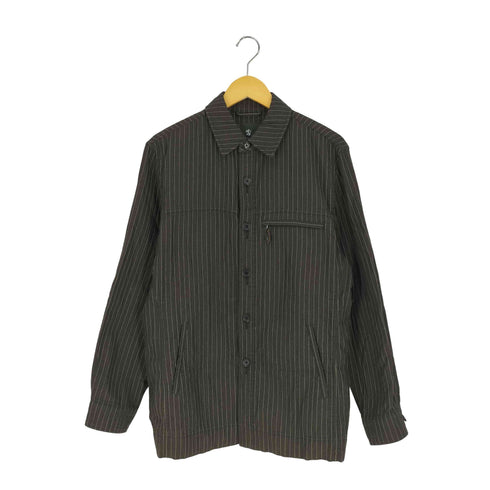 ザスコッチハウス The Scotch House ストライプ コットン シャツジャケット メンズ import:L