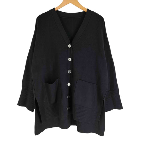 24AW HEREIAM マシンウォッシャブル可 ファインタッチBIGカーディガン レディース FREE