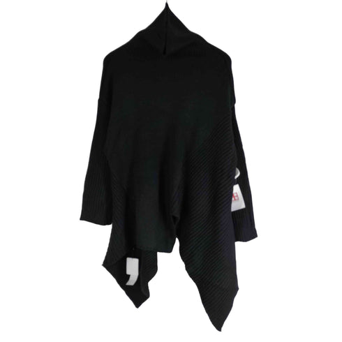 オズモーシス OSMOSIS 23AW 2WAYアシンメトリーニットプルオーバー レディース ONE SIZE