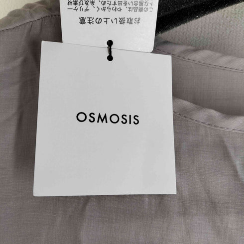 オズモーシス OSMOSIS アシンメトリードレープワンピース レディース ONE SIZE