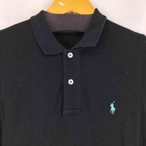 ラルフローレン RALPH LAUREN スモールポニー刺繍 S/S ポロシャツワンピース レディース import:M