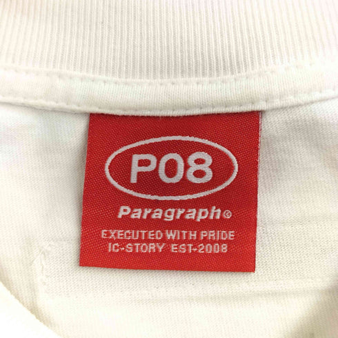 パラグラフ PARAGRAPH ロゴプリント クルーネック L/S Tシャツ メンズ