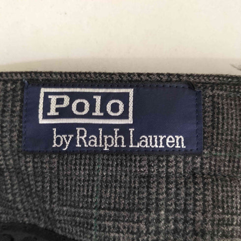 ポロバイラルフローレン Polo by RALPH LAUREN ウォッチポケット グレンチェック 2タックスラックス メンズ 78