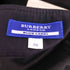 バーバリーブルーレーベル BURBERRY BLUE LABEL グレー ノバチェック ベルト ウール ナイロン 巻き ラップ スカート レディース EUR:38