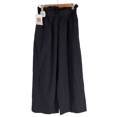 ジャーナルスタンダード JOURNAL STANDARD 24SS ウォッシャブルコットンリネンVISワイドパンツ ストライプ レディース JPN:36