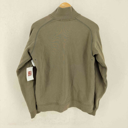 バナナリパブリック BANANA REPUBLIC インサイドアウト ジップアップ ラグランスウェット ベンチレーション メンズ import:S