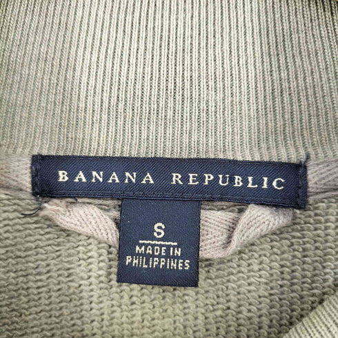 バナナリパブリック BANANA REPUBLIC インサイドアウト ジップアップ ラグランスウェット ベンチレーション メンズ import:S