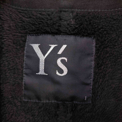 ワイズ Ys デタッチャブルカラー 裏地フリース ビッグポケット コート レディース JPN:1