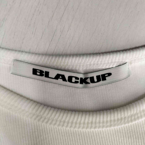 BLACKUP Knit Like Ribbed Long クロップド クルーネック カットソー 韓国 レディース import:S