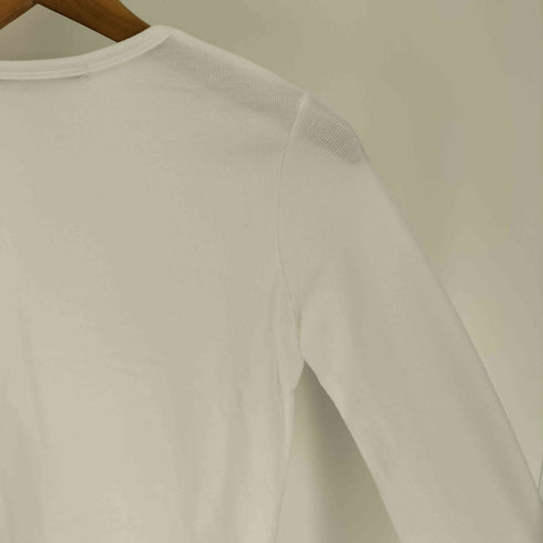 BLACKUP Knit Like Ribbed Long クロップド クルーネック カットソー 韓国 レディース import:S