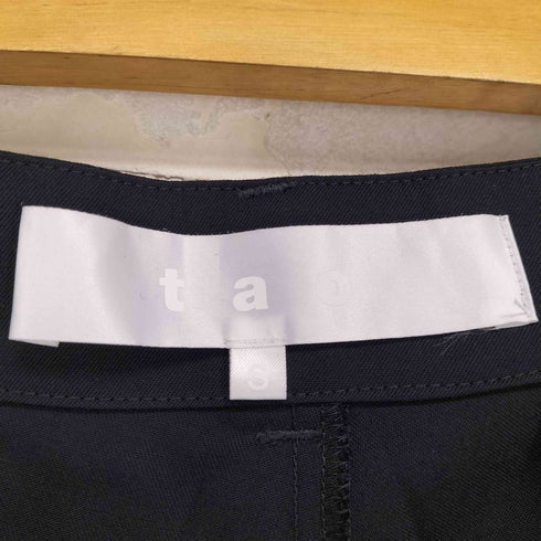 タオコムデギャルソン tao COMME des GARCONS 22SS カーゴポケット ベルテッドストレートスラックスパンツ レディース S