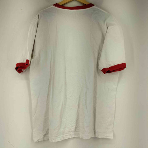 フロントプリント S/S リンガーTシャツ メンズ import:XL