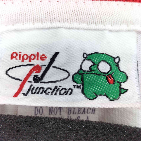 フロントプリント S/S リンガーTシャツ メンズ import:XL