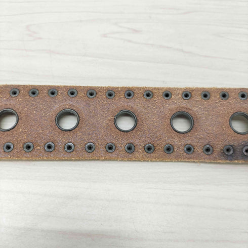 スタッズデザインレザーベルト メンズ ONE SIZE