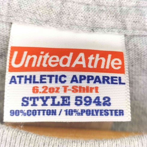 ユナイテッドアスレ UNITED ATHLE 両面プリント S/S Tシャツ メンズ JPN:L