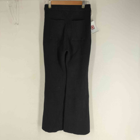 24AW HEREIAM マシーンウォッシャブル可 ファインタッチフレアニットパンツ レディース JPN:2