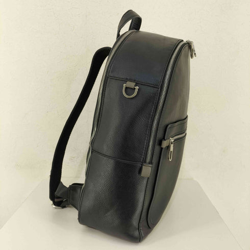 ザラ ZARA シボ革 レザーバックパック リュックサック メンズ M