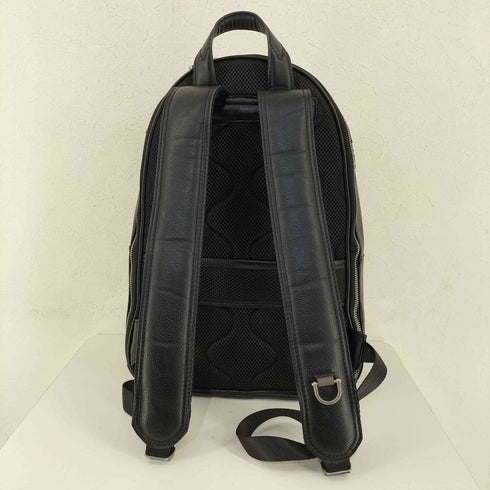 ザラ ZARA シボ革 レザーバックパック リュックサック メンズ M