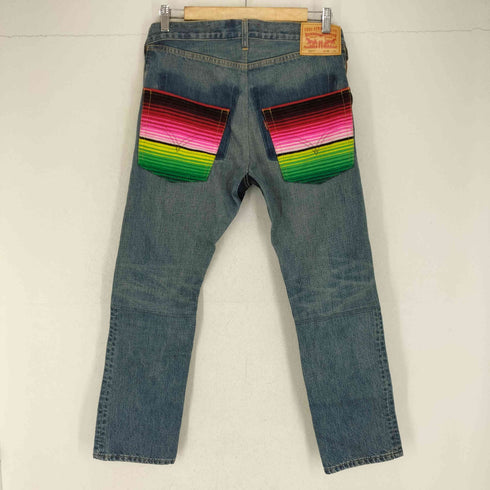 ジュンヤワタナベコムデギャルソンマン JUNYA WATANABE COMME des GARCONS MAN 22AW 503 ダブルニーパッチワークデニムパンツ メンズ W33 L31