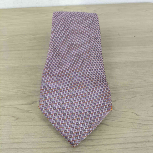 サルヴァトーレフェラガモ Salvatore Ferragamo 3D ボックスデザイン シルクネクタイ メンズ