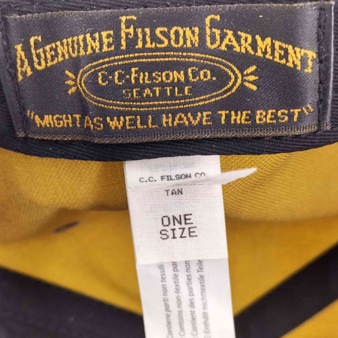 フィルソン FILSON OIL TIN LOW-PROFILE CAP メンズ