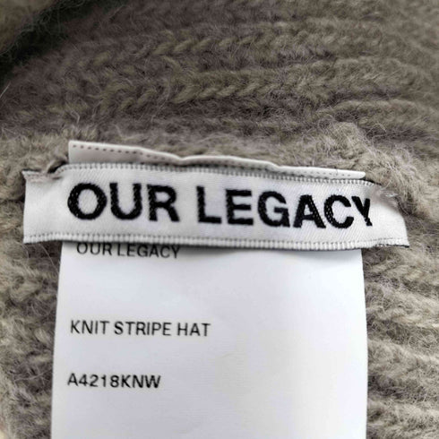 アワーレガシィー OUR LEGACY 21AW KNIT STRIPE HAT メンズ