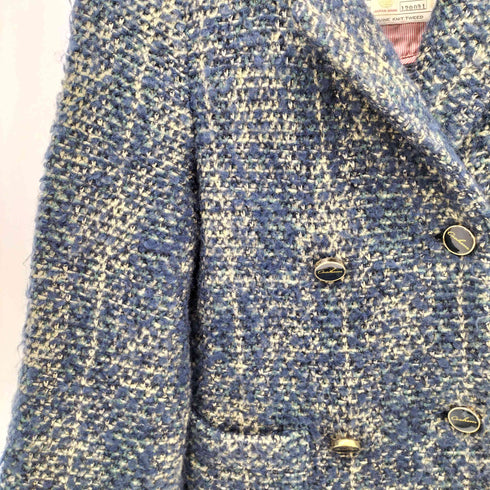 コーヘン COOHEM 100% GENUINE KNIT TWEED JACKET レディース
