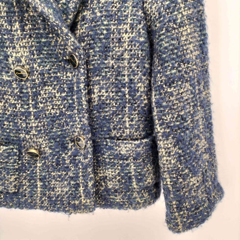 コーヘン COOHEM 100% GENUINE KNIT TWEED JACKET レディース