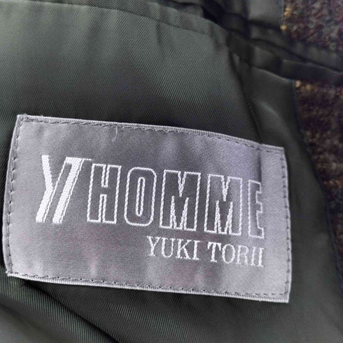 ユキトリイ YUKI TORII チェックテーラードジャケット メンズ import:L