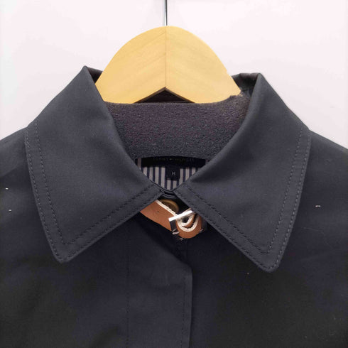 トミーヒルフィガー TOMMY HILFIGER スタンドカラー ネックベルト トレンチコート レディース M