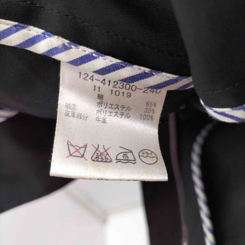 トミーヒルフィガー TOMMY HILFIGER スタンドカラー ネックベルト トレンチコート レディース M