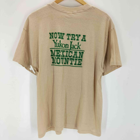 Royal FIRST CLASS 80s USA製 プリントクルーネックTシャツ メンズ import:XL