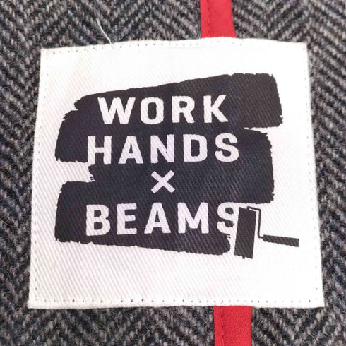 ビームス BEAMS WORK HANDS ウールヘリンボーンテーラードジャケット メンズ
