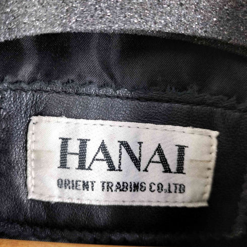HANAI ダブルブレスト ラムレザーハーフコート メンズ 11