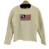 ポロジーンズカンパニーラルフローレン POLO JEANS COMPANY RALPH LAUREN 星条旗 ケーブルコットンニット レディース import:L