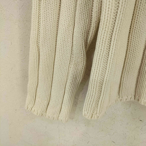 ポロジーンズカンパニーラルフローレン POLO JEANS COMPANY RALPH LAUREN 星条旗 ケーブルコットンニット レディース import:L